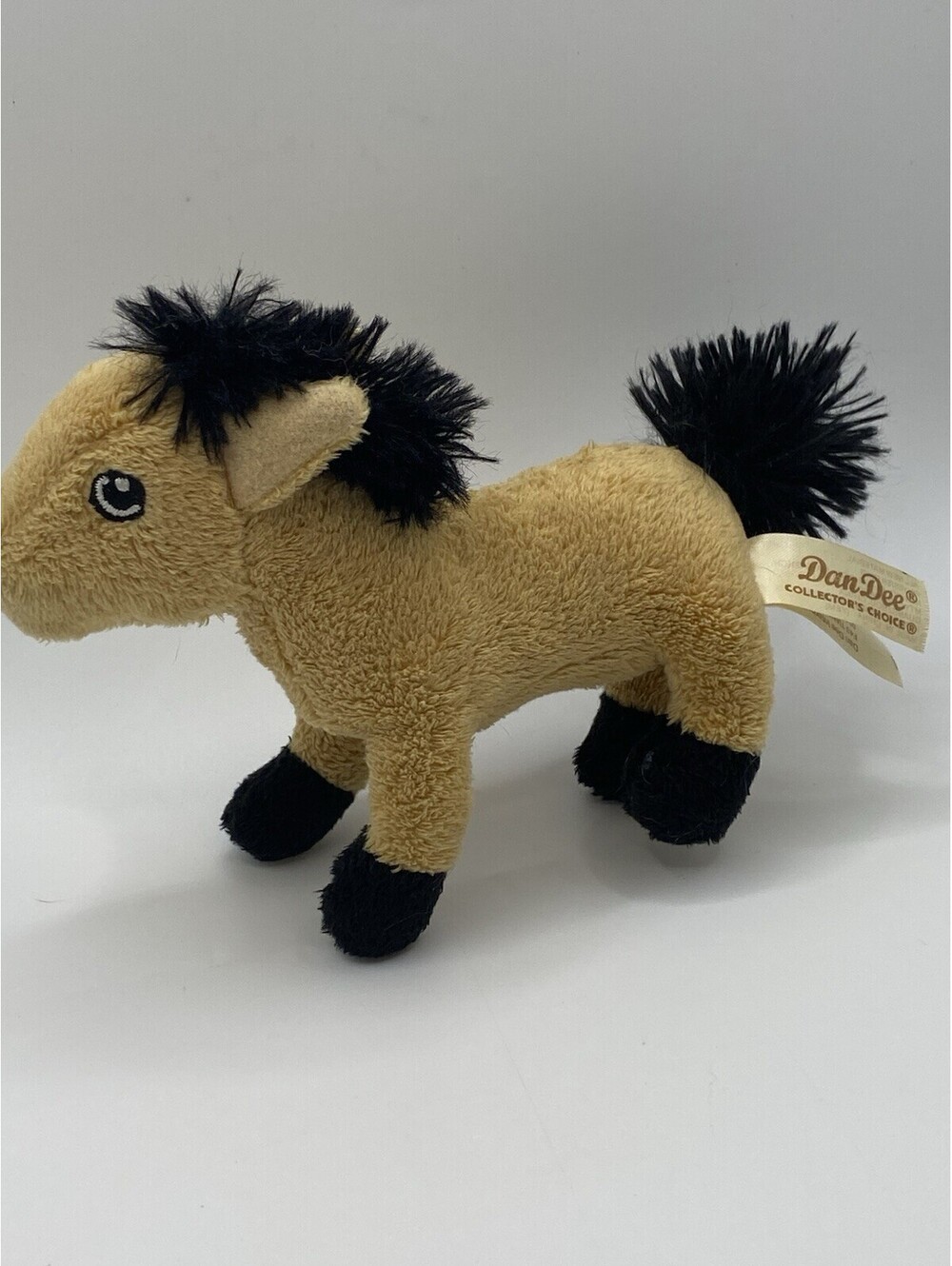 Dan D Collectors Choice 5 Inch Tan/black Horse Plush Soft